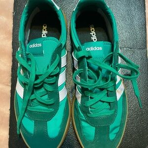 Adidas Teal Sneakers with White Accents